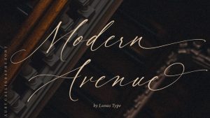 Modern Avenue Font › Fontesk
