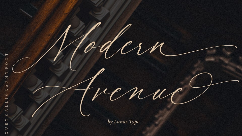 Modern Avenue Font › Fontesk