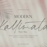 Modern Kallimata Font Duo