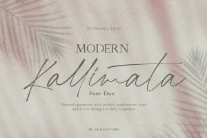 Modern Kallimata Font Duo