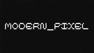 Modern Pixel Font › Fontesk