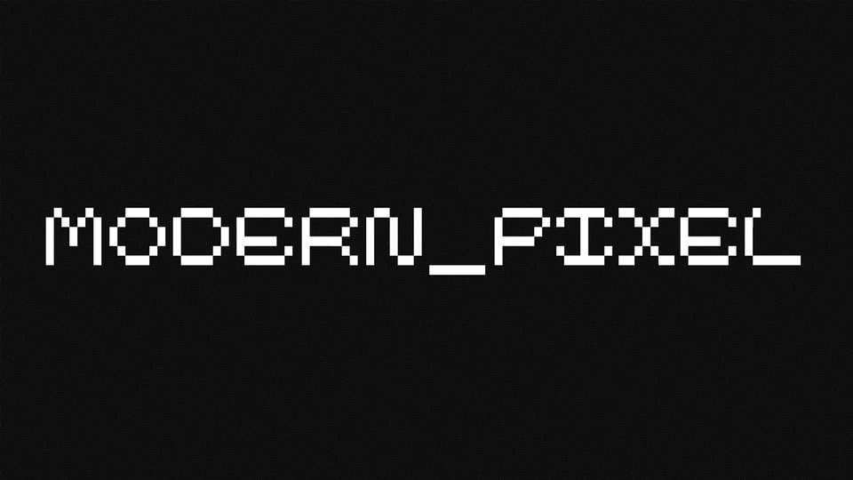 Modern Pixel Font › Fontesk