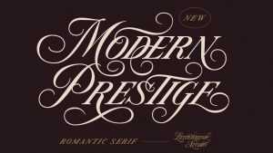Modern Prestige Font › Fontesk