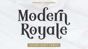 Modern Royale Font › Fontesk