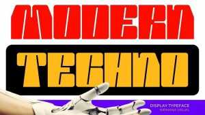 Modern Techno Font › Fontesk