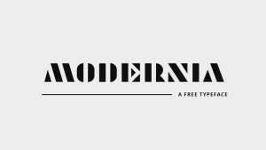 Modernia Font › Fontesk