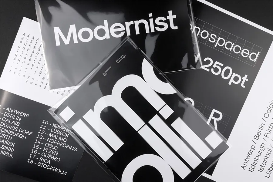Modernist Font