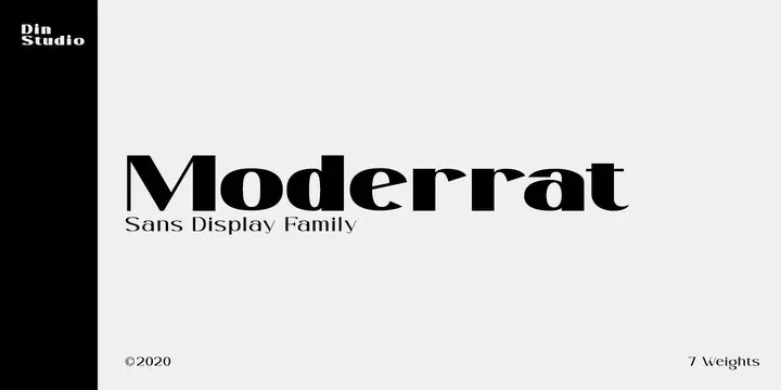 Moderrat Serif Font
