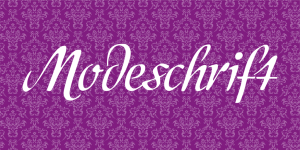 Modeschrift Font