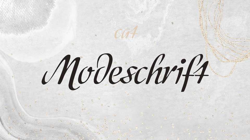 Modeschrift Font › Fontesk