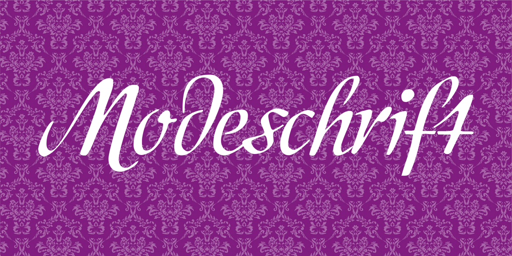 Modeschrift Font