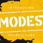 Modest Display Font