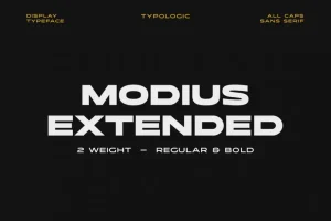 Modius Extended Font
