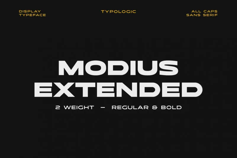 Modius Extended Font