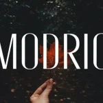 Modric Sans Serif Font - Fonte Grátis Modric Sans Serif Font