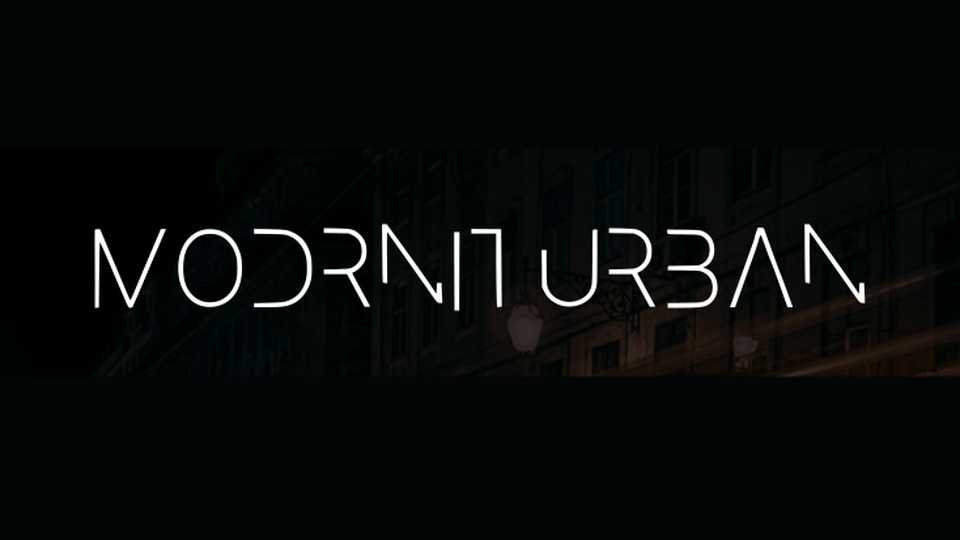 Modrnt Urban Font › Fontesk