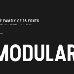 Modular Font Family - Fonte Grátis Modular Font Family