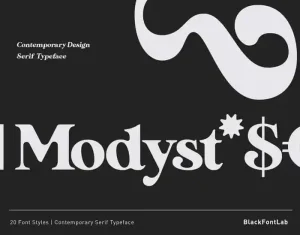 Modyst Serif Font