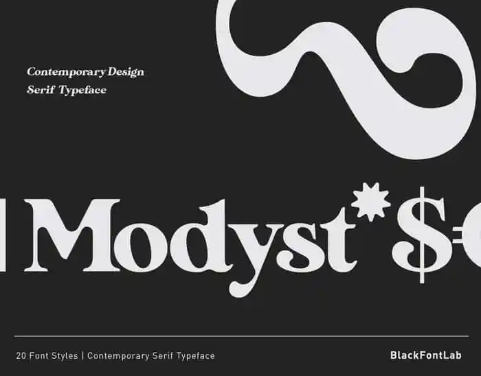 Modyst Serif Font