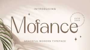Mofance Font › Fontesk
