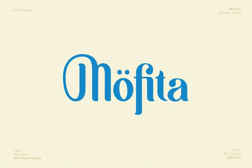 Möfita Display Font