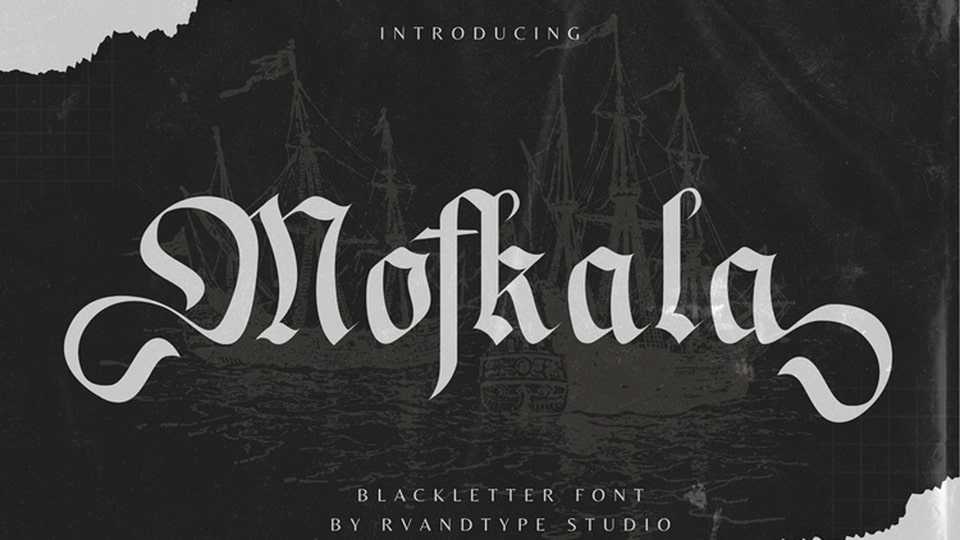Mofkala Blackletter Font › Fontesk