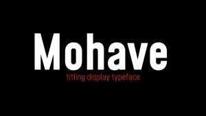 Mohave Font Family › Fontesk