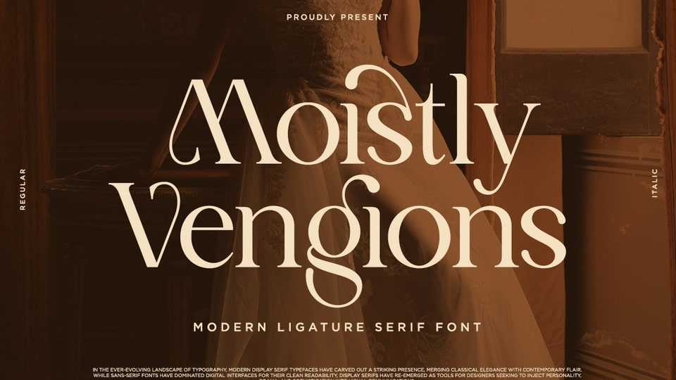 Moistly Vengions Font › Fontesk