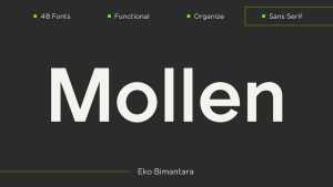 Mollen Font Family › Fontesk