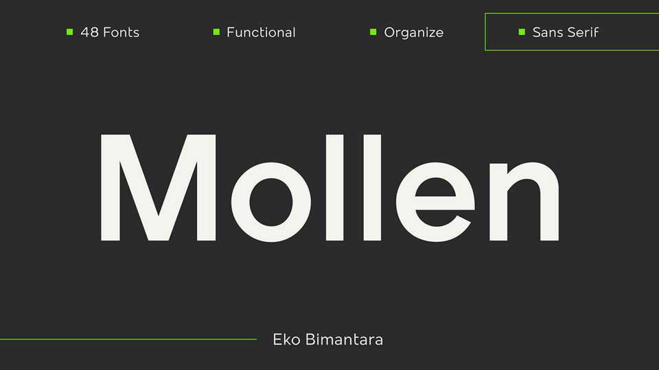 Mollen Font Family › Fontesk
