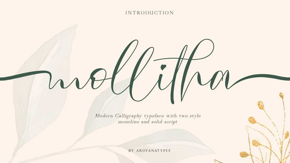 Mollitha Font › Fontesk