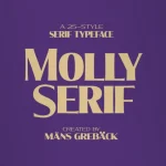 Molly Serif Font Family - Fonte Grátis Molly Serif Font Family
