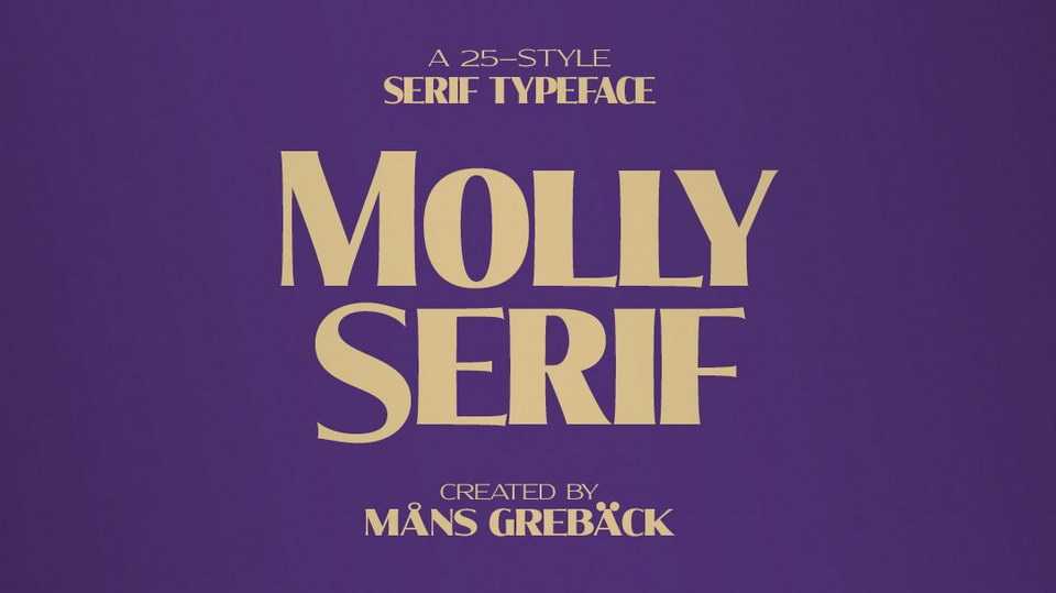 Molly Serif Font Family › Fontesk