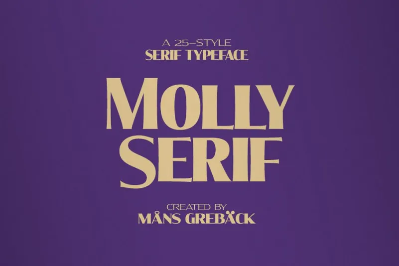 Molly Serif Font Family
