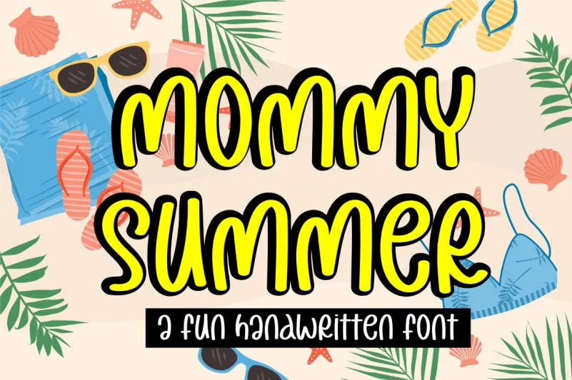 Mommy Summer Font