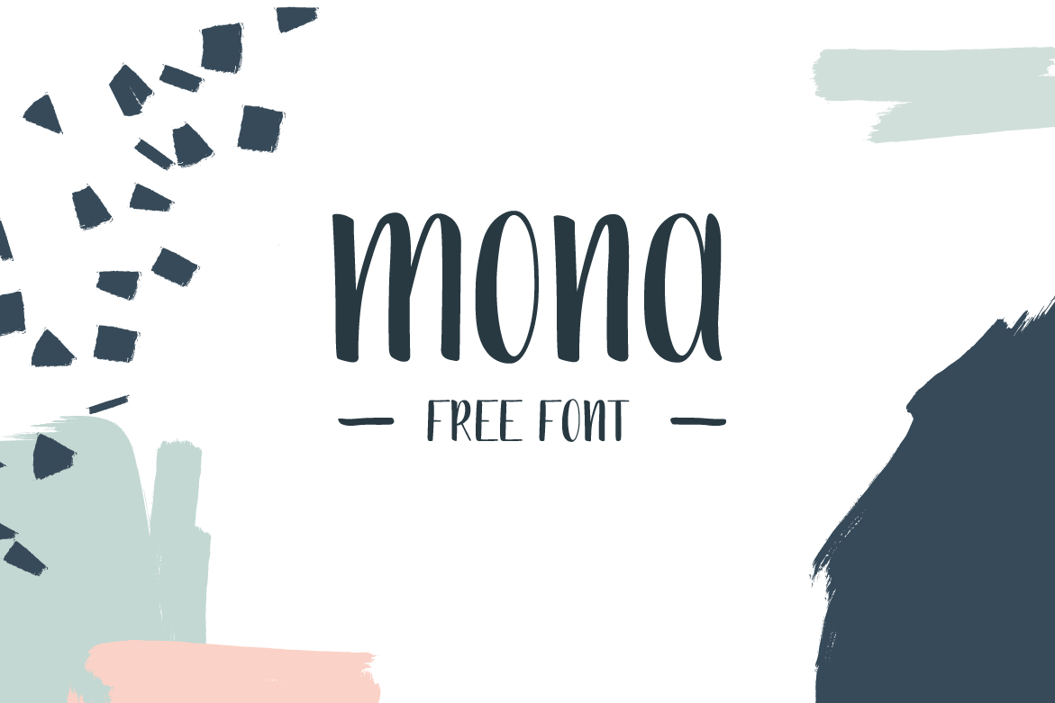 Mona Handdrawn Font