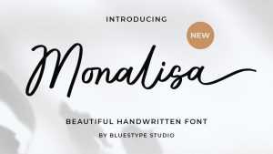 Monalisa Font › Fontesk
