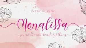 Monalissa Script Font › Fontesk