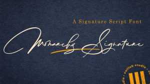 Monarchy Signature Font › Fontesk