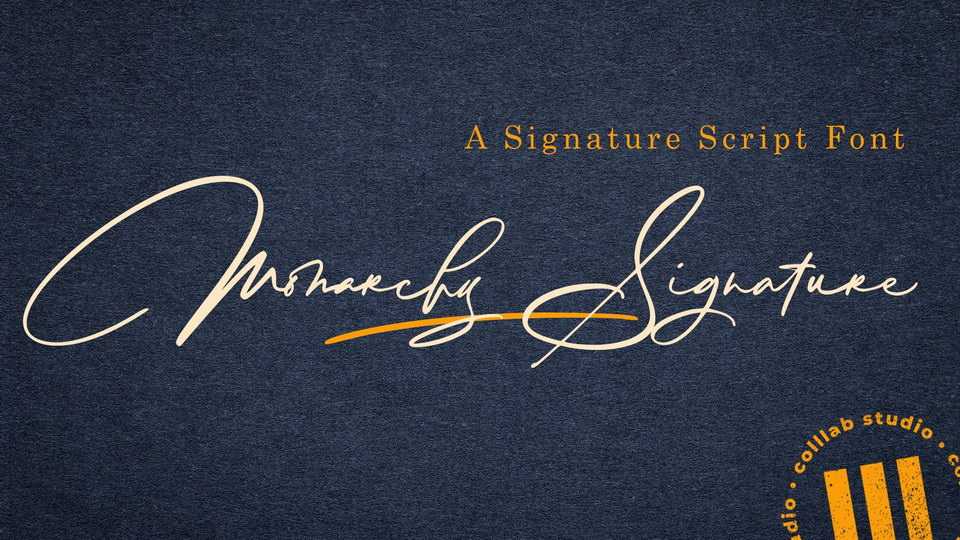 Monarchy Signature Font › Fontesk