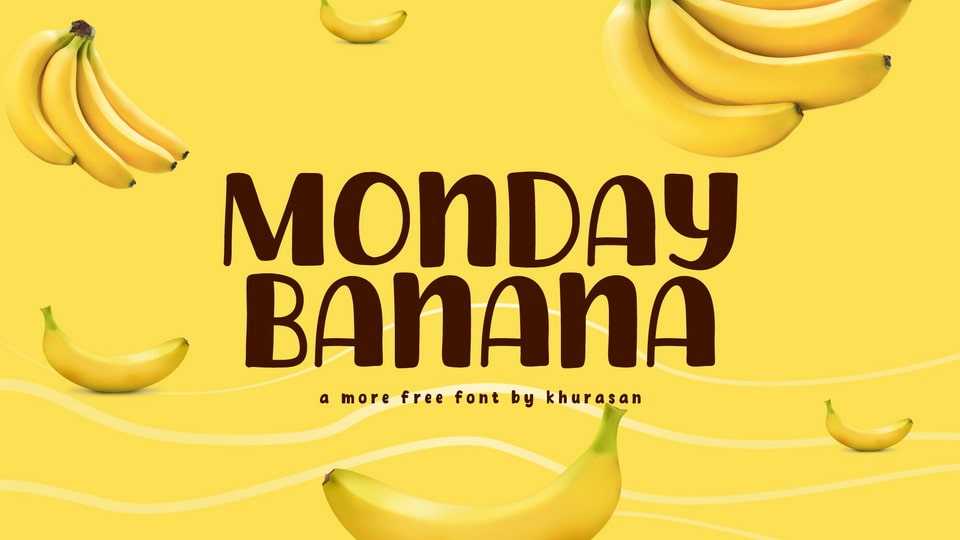 Monday Banana Font › Fontesk