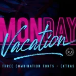 Monday Vacation Font Duo
