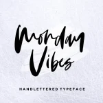 Monday Vibes Handwritten Font