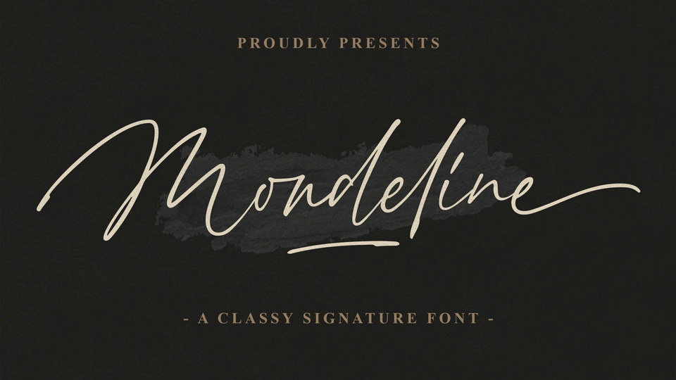 Mondeline Script Font › Fontesk