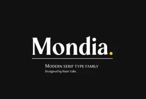 Mondia Serif Font