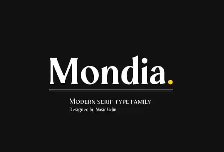 Mondia Serif Font