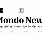 Mondo News Serif Font