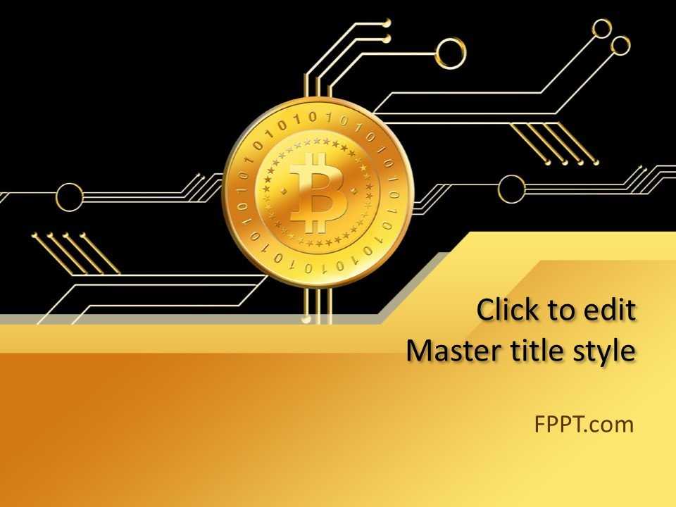 Money Bitcoin PowerPoint Template