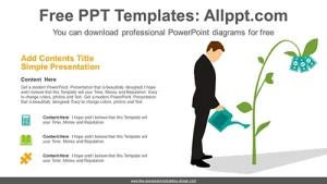 Money Growing PowerPoint Diagram