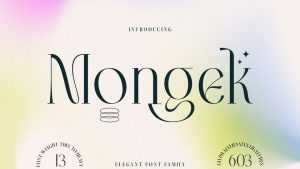 Mongek Font › Fontesk